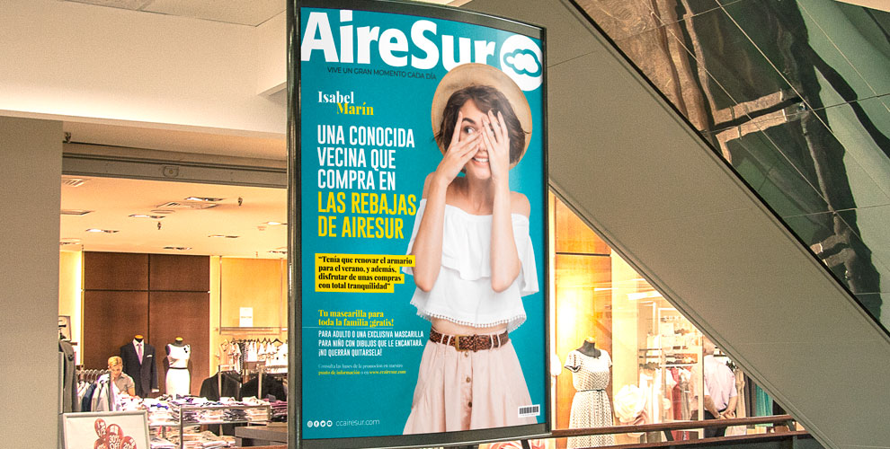 AireSur Centro Comercial Campaña Creatividad Identidad Marca