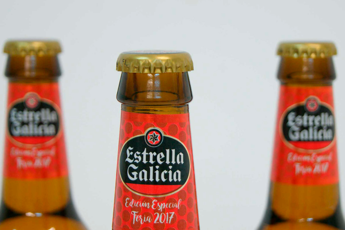 Estrella Galicia Etiquetado packaging local Feria de Abril Sevilla03